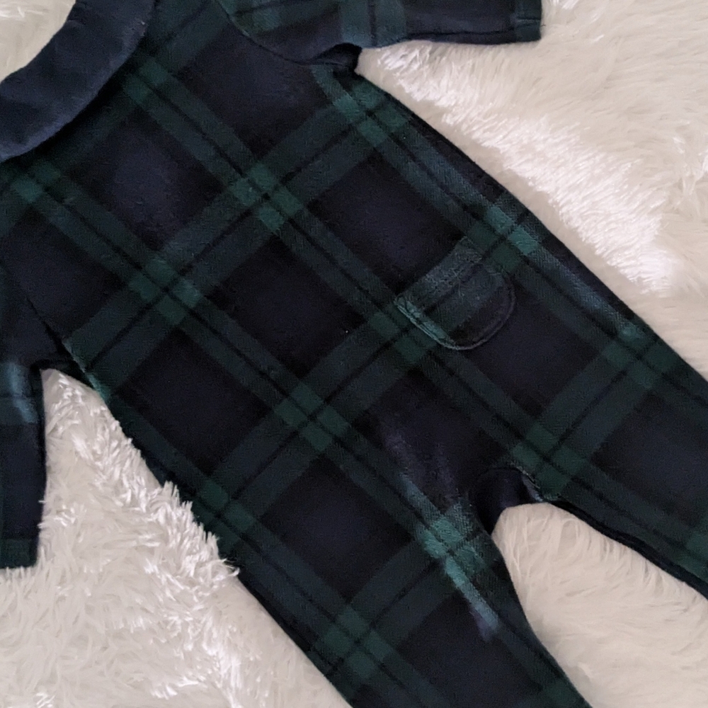🎄 Janie and Jack Christmas jumpsuit! EUC 🎄 - Picture 2 of 3